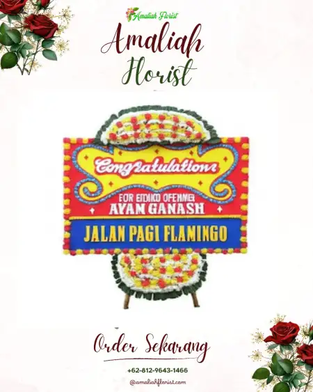 Sewa Papan Bunga Gedong
